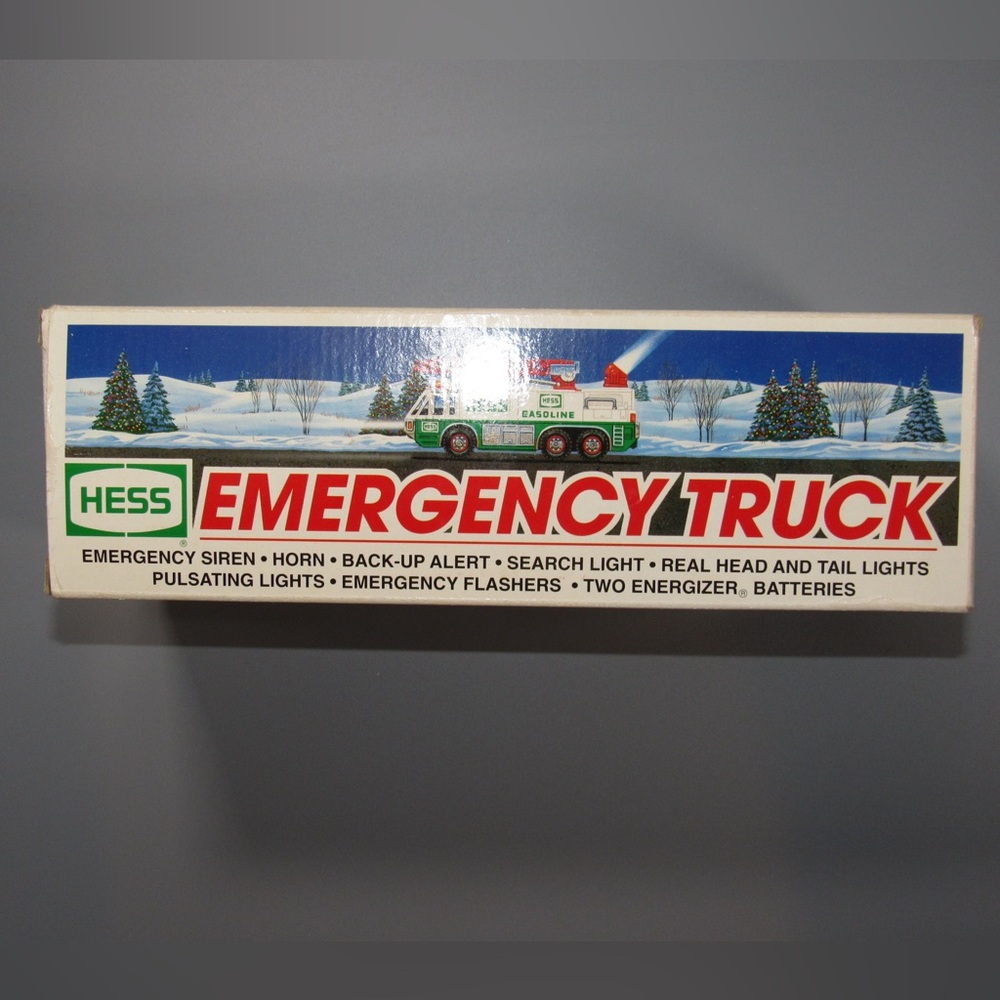 Collectible 1996 Hess Emergency Truck - New In Original Box - Vintage